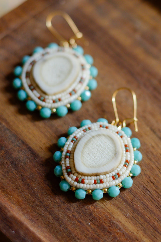 Deer Antler Earrings